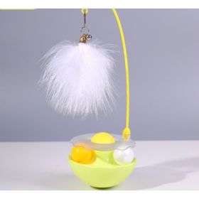 Cat Toys - Interactive Toy For Cat , Kitten Toys, Lightweight Resin Duck Shape Fun Stick For Kitten Play Indoor Outdoor ,Removable And Washable D (Option: Yellow)