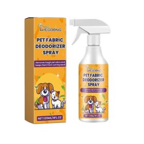 Yebang Pet Fabric Deodorizer Spray Air Clean Pet Odor Indoor Long-lasting Air Freshener Deodorizer (Option: 4PCS)