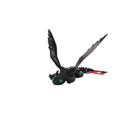 Toothless Dragon Cute Cool Design High Texture Exquisite Details Charming Appearance Dinosaur Fans Collectible Home Decorations (Option: Black)